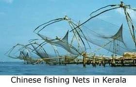 Fort Cochin Chinese fising nets are a unique sight in Kerala