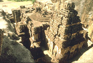 Ellora Caves near Aurangabad, in India has monuments dating from 600AD