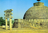 Buddhist Monuments at Sanchi, 40 km from Bhopal, India