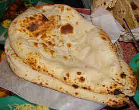 Famous Indian bread Naan
